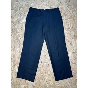 Imperial Vintage Mens Black Straight Dress Pant Sz 40/46
